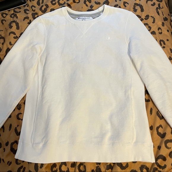 Champion Tops - White Champion Sweatshirt